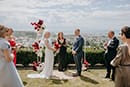 Bride and groom in their wedding ceremony- Nelson Wedding